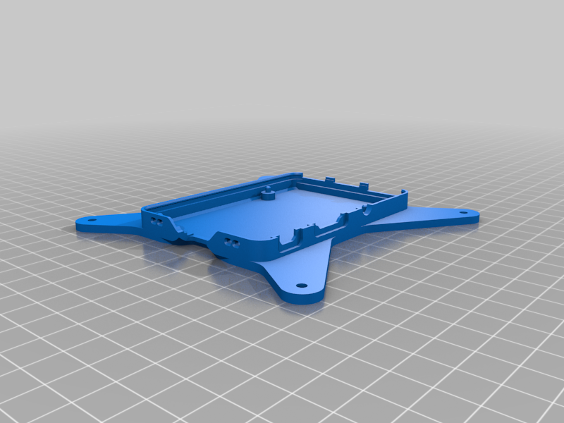 Raspberry Pi 3 B+ case bottom with VESA mount
