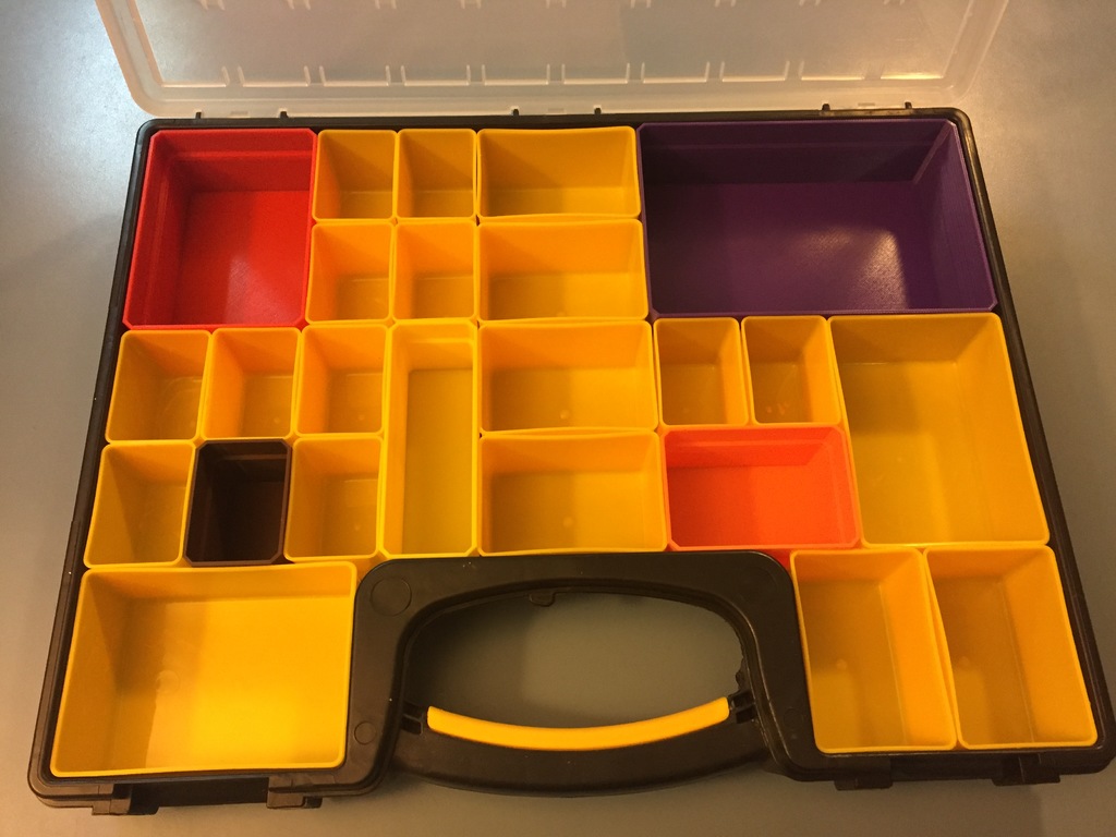 Bins for Harbor Freight 20 Bin Portable Storage Case by Armourist