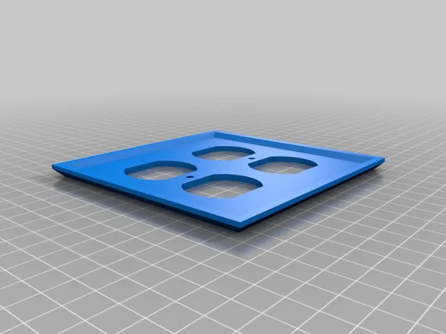 double plug socket Wall Plate