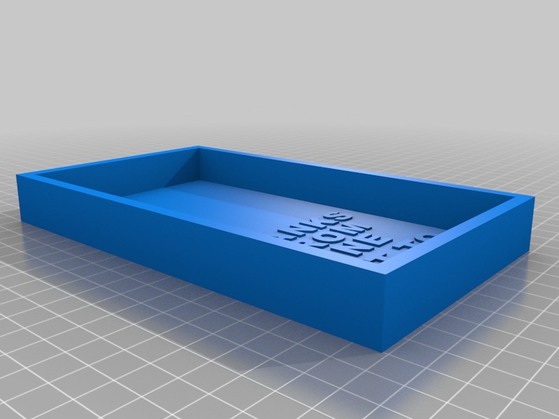 simple box, tray (from one nut to another)