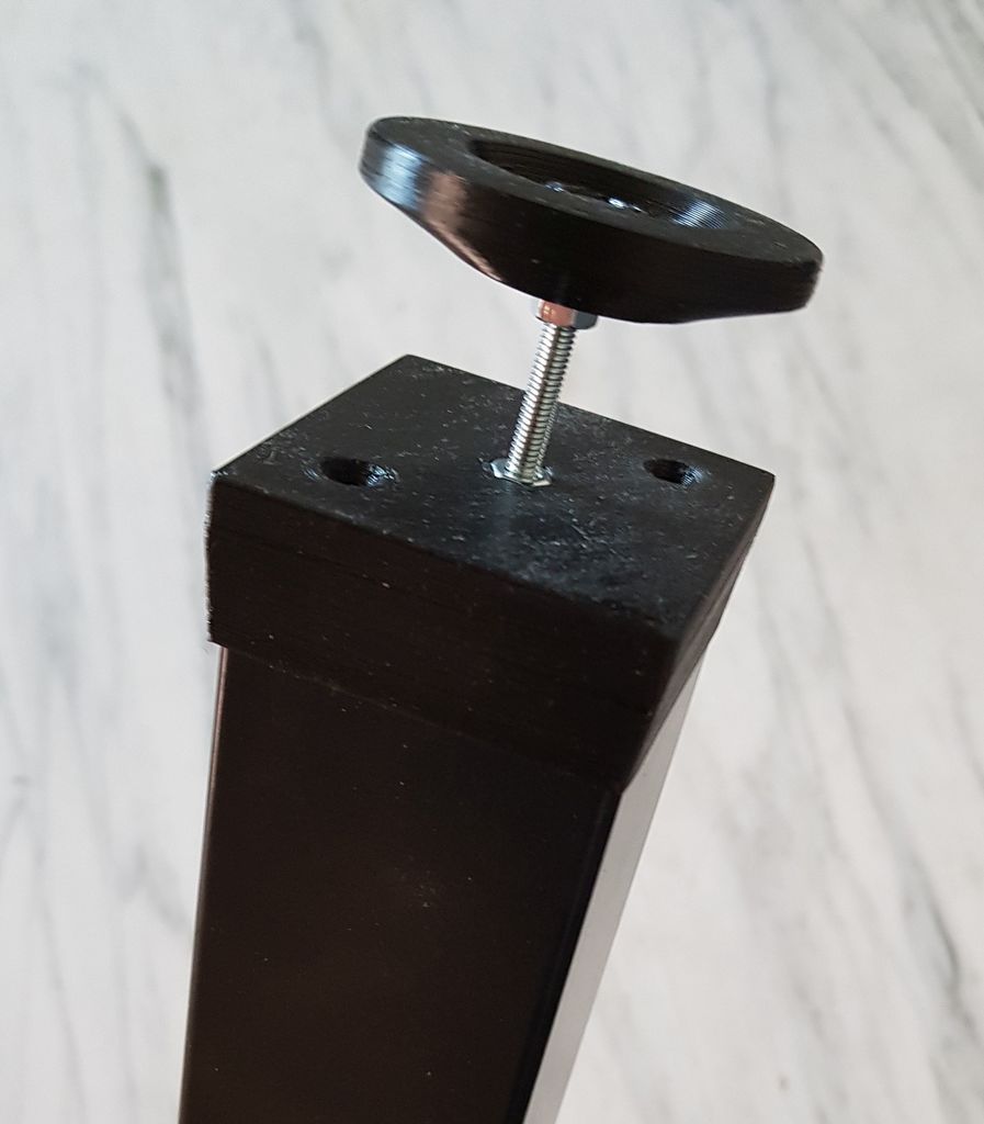 Height adjustable feet for IKEA LACK table by Sisul Download free STL