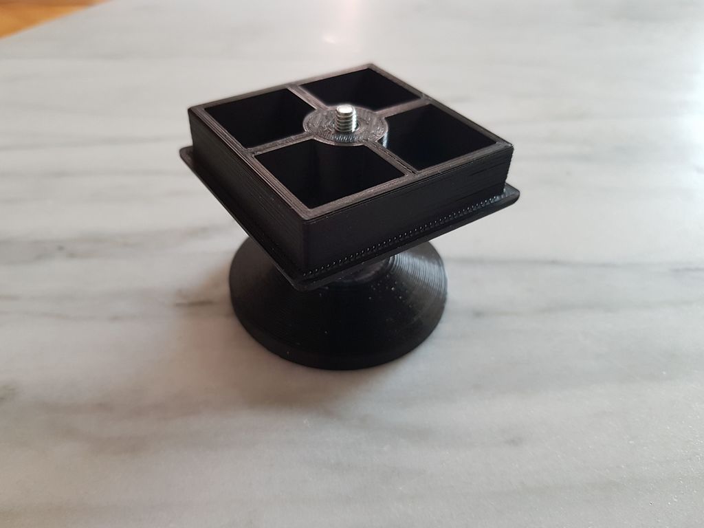 Height adjustable feet for IKEA LACK table by Sisul Download free STL