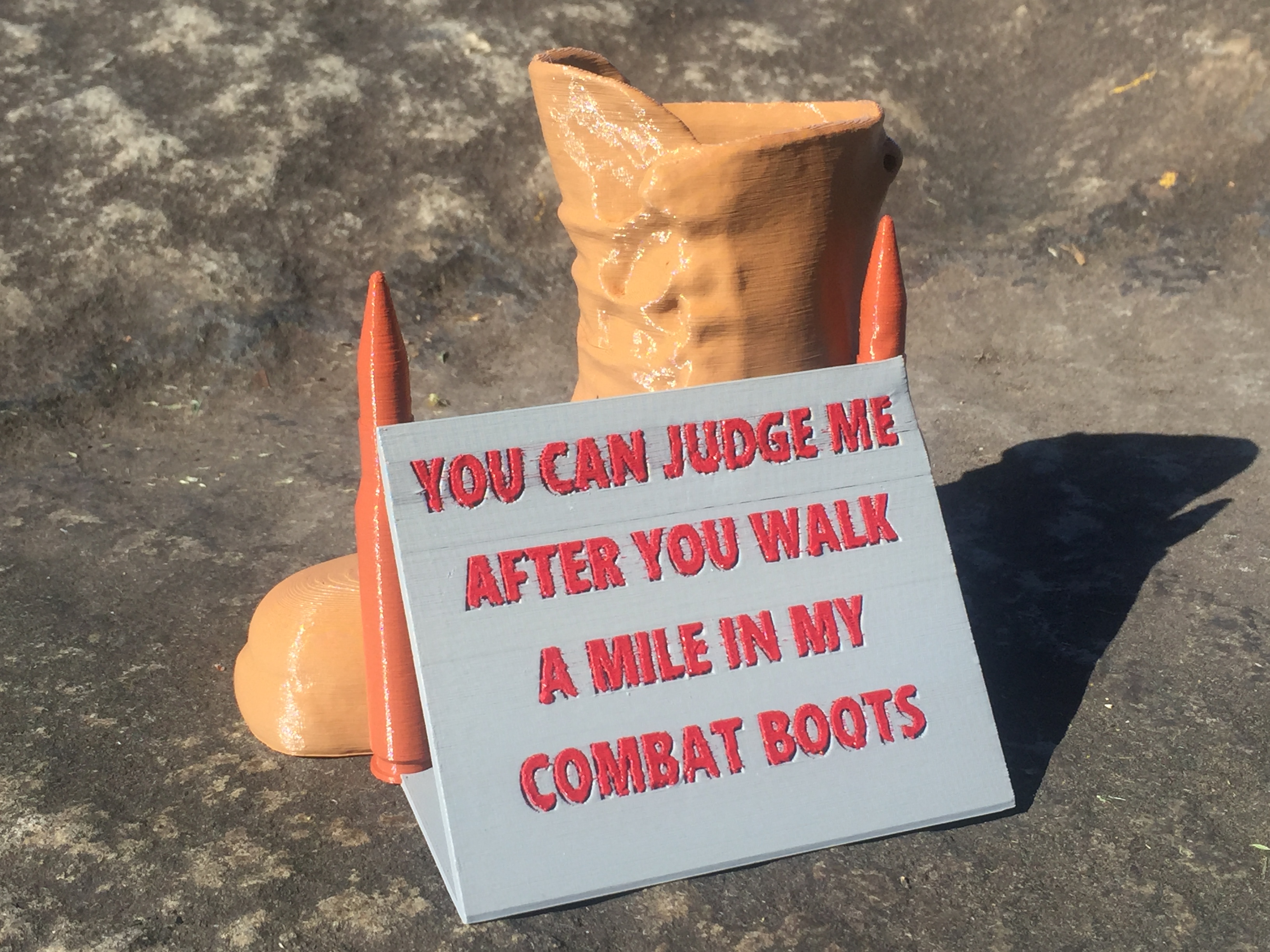 Walk a Mile in my Combat Boots