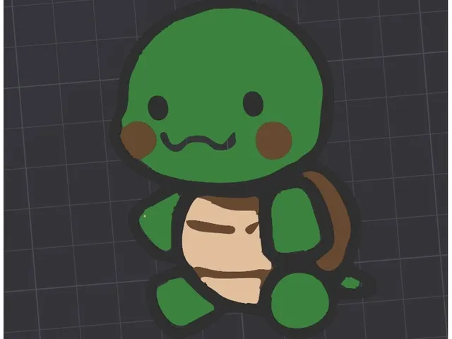 Avatar World Baby Turtle - KeyChain & Cake Topper