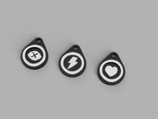 Red Dead Redemption 2 Cores keychain by alban | Download free STL model ...