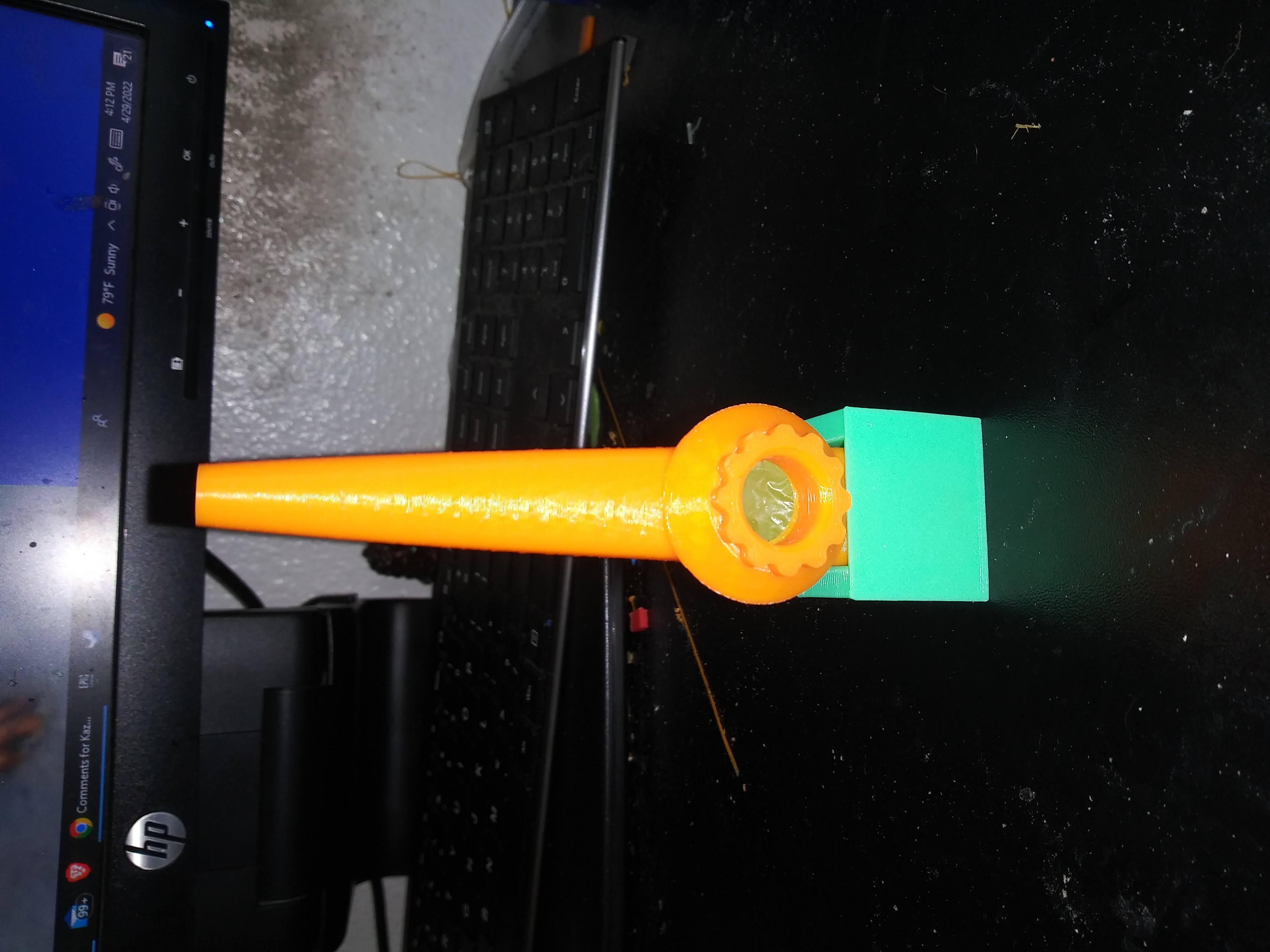 Kazoo Holder by iwordthepuny Download free STL model