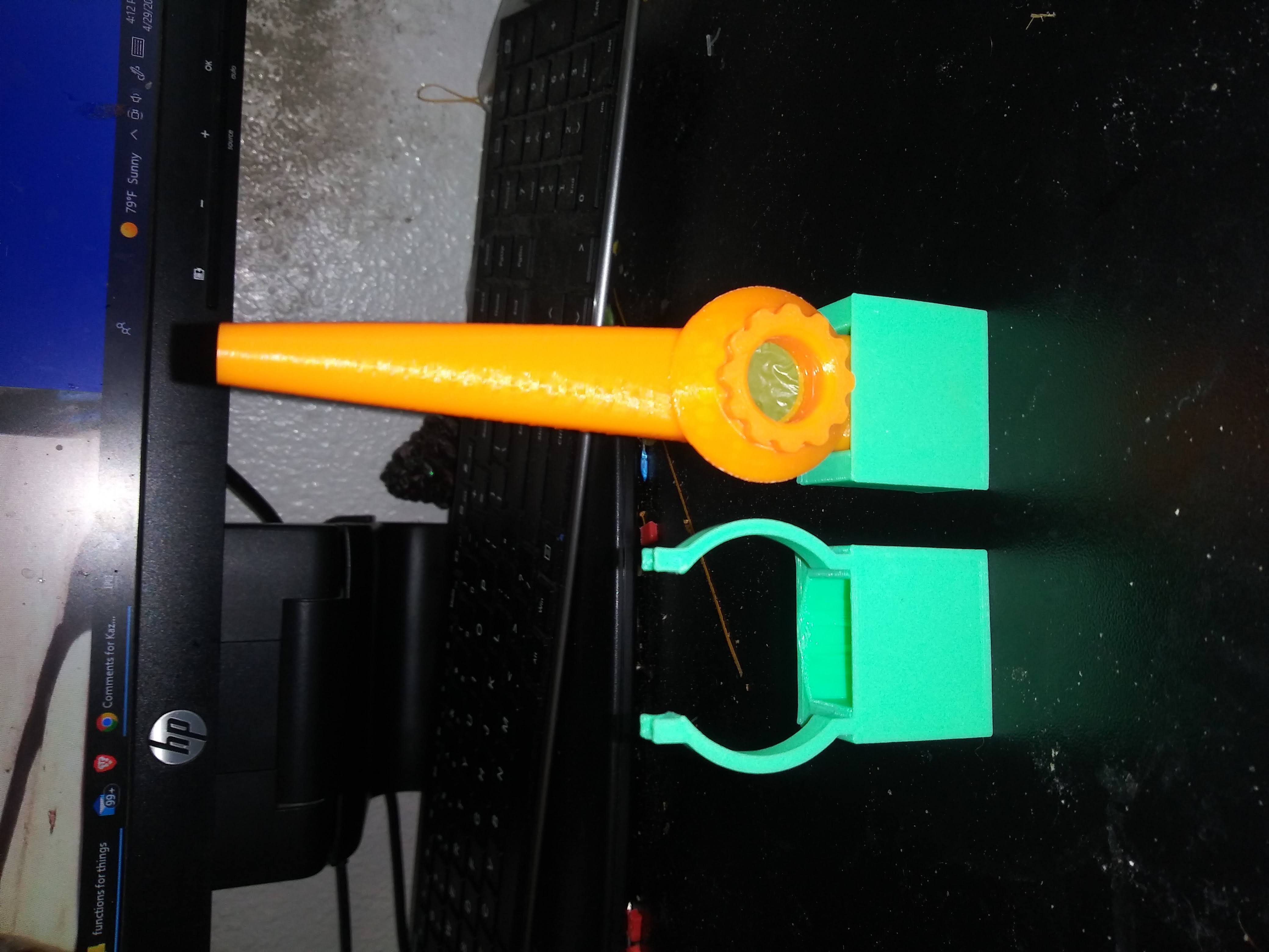 Kazoo Holder by iwordthepuny Download free STL model