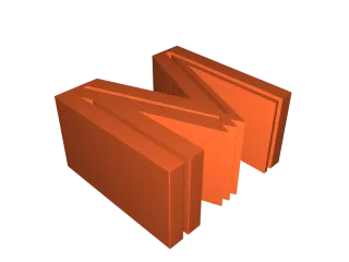 3D Alphabet - Letter M by Art G | Download free STL model | Printables.com