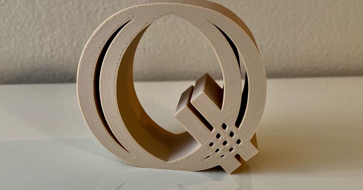 3D Alphabet - Letter Q by Art G | Download free STL model | Printables.com