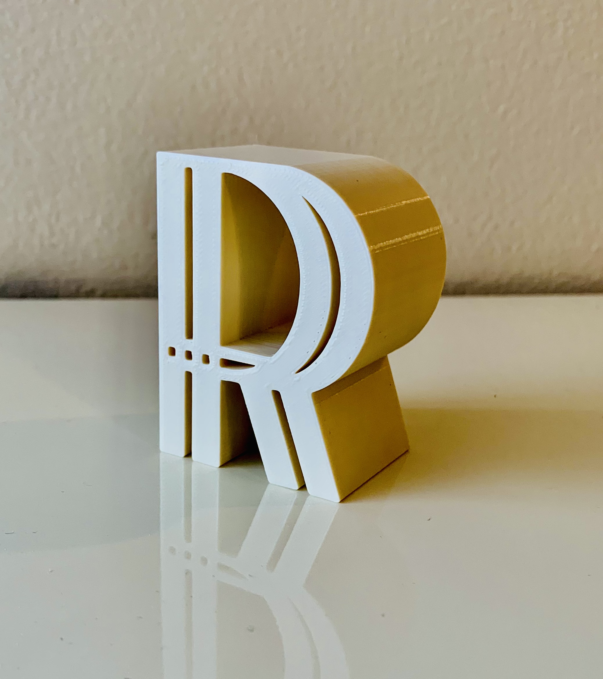 3D Alphabet - Letter R