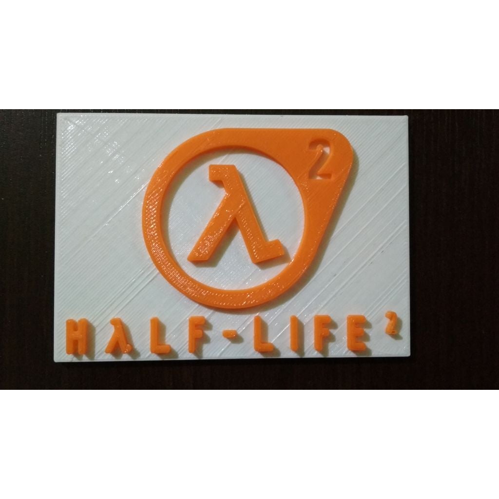 Half-Life 3D printable logo