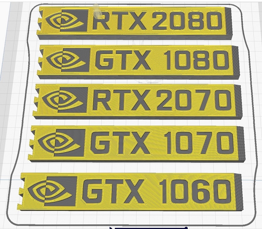 GPU SUPPORT BRACKETS (CUSTOM) by Glenn37216 | Download free STL model ...