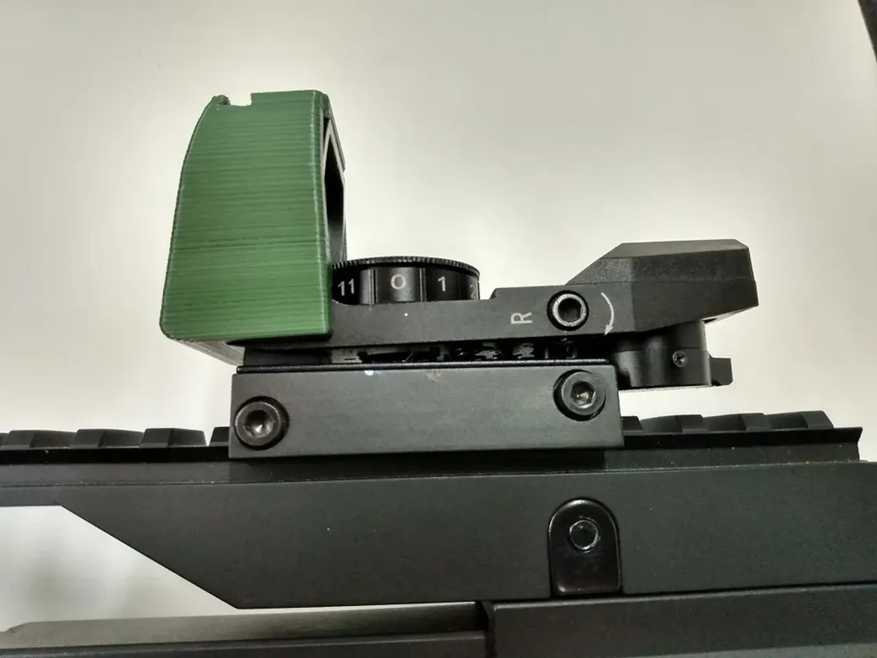 STL file protection red dot sight airsoft shield 🔫・3D printing
