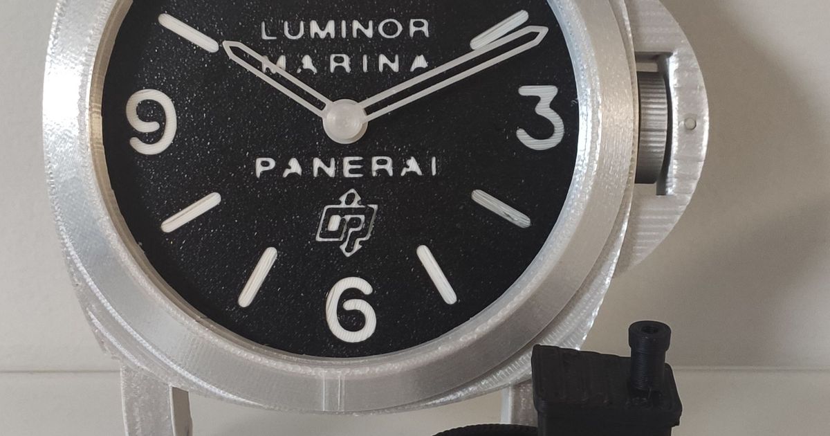 Tabletop clock Luminor Marina Panerai by DonPablete Download