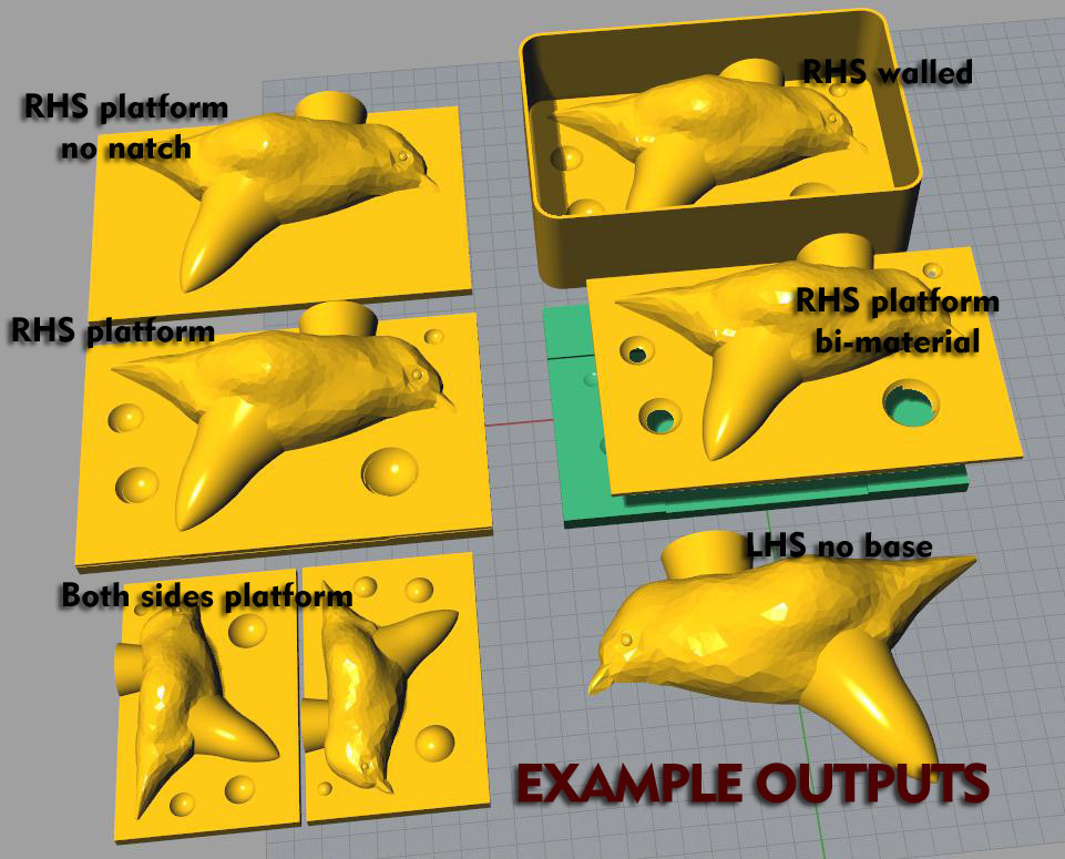 Miniatura 9 do modelo 3D Automatic master mould generation