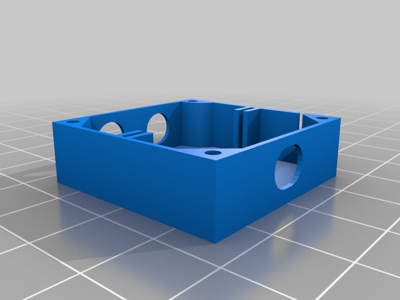 Servo Box Wing Mount EMax ES 9051 4 gram servos by T_om Download free STL model