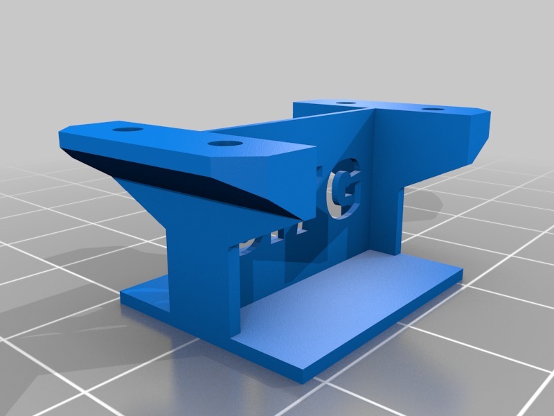 3.7 Gram Dual Micro Servo Mount by T_om Download free STL model