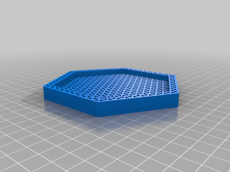 Miniatura 2 do modelo 3D Hex Coaster