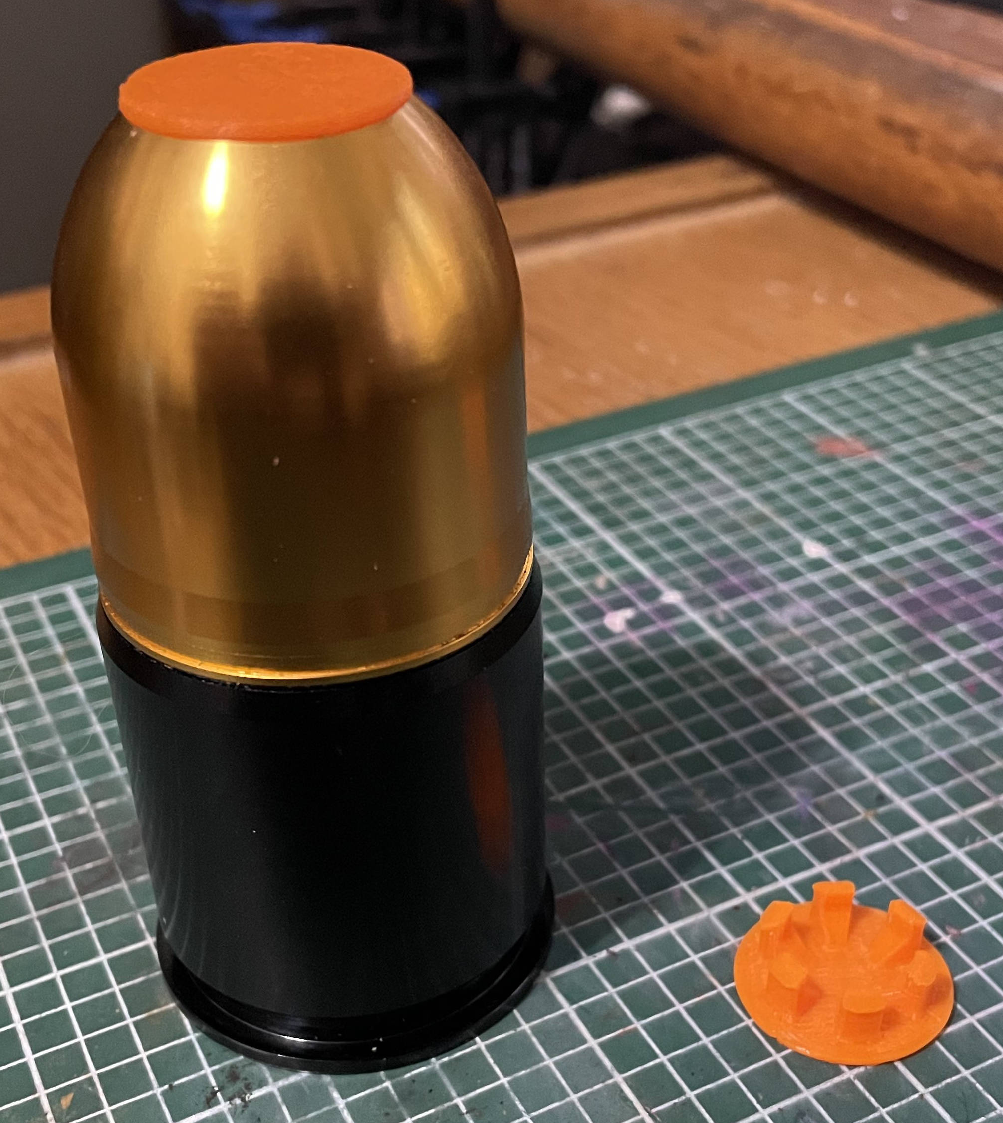 Airsoft 40mm grenade cap