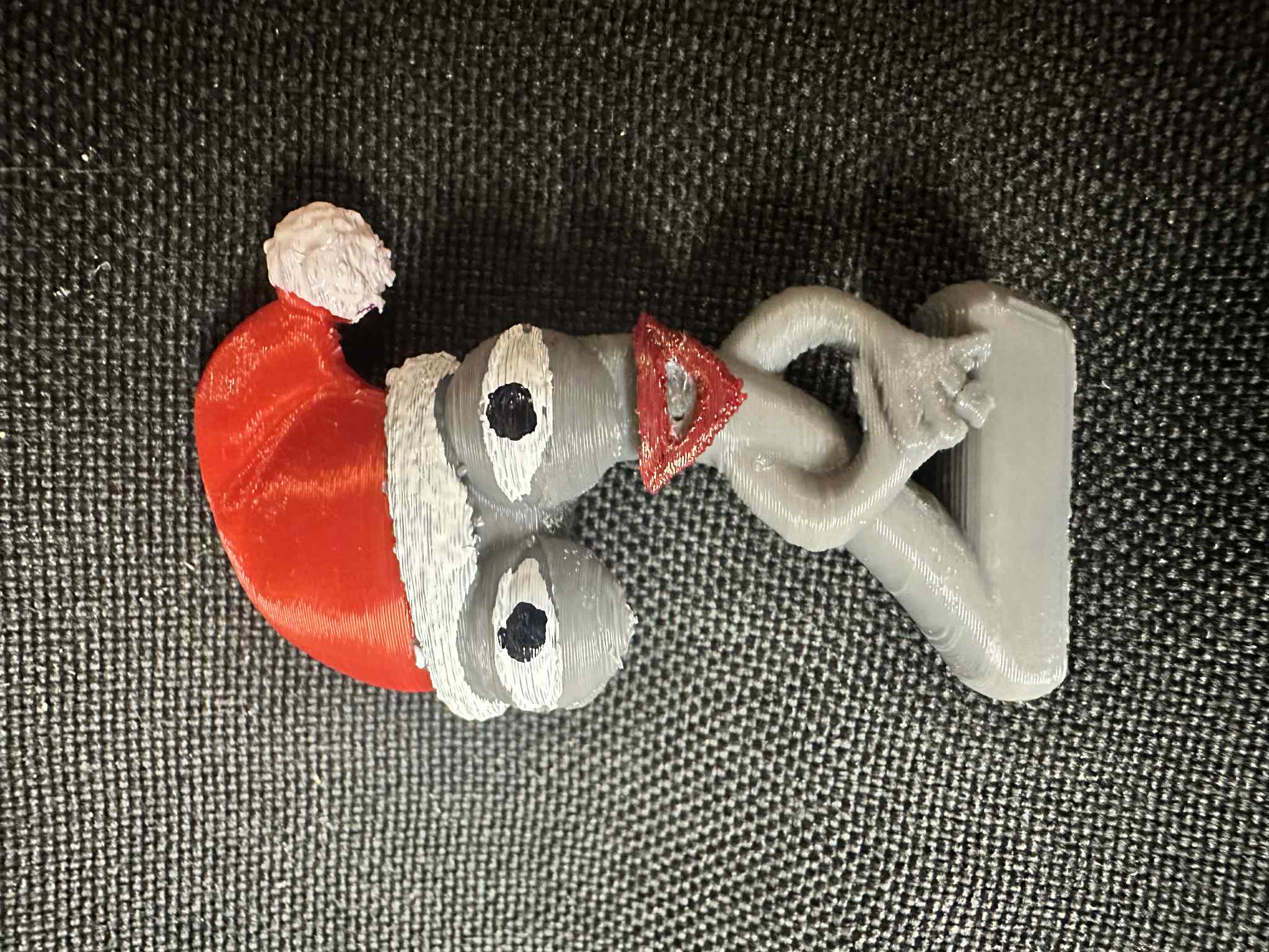 2 – Christmas Number Two in Santa's Hat Figurine