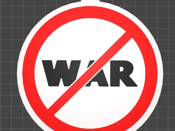 Not War - Keyring
