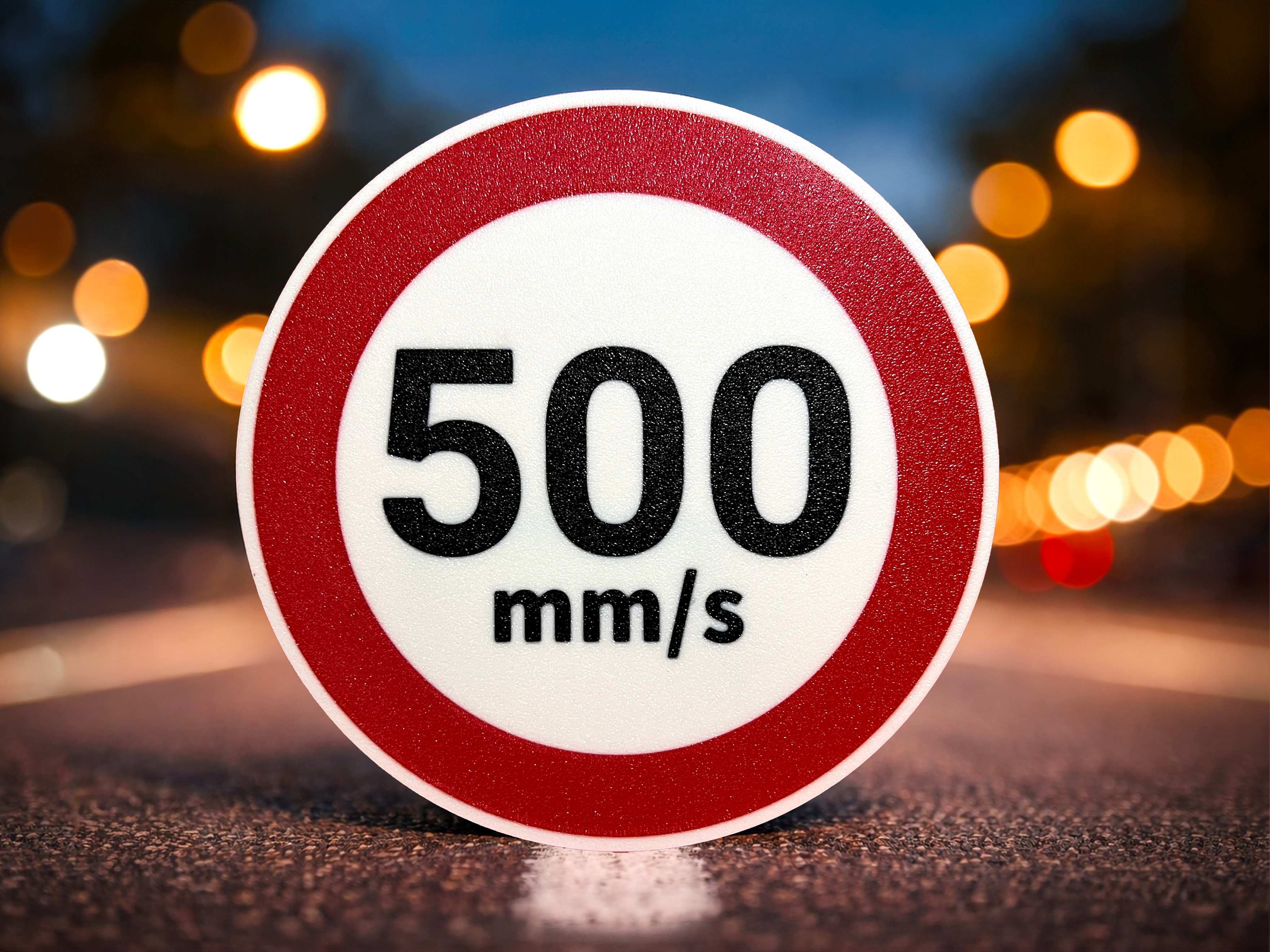 Speed Limit 500 mm/s
