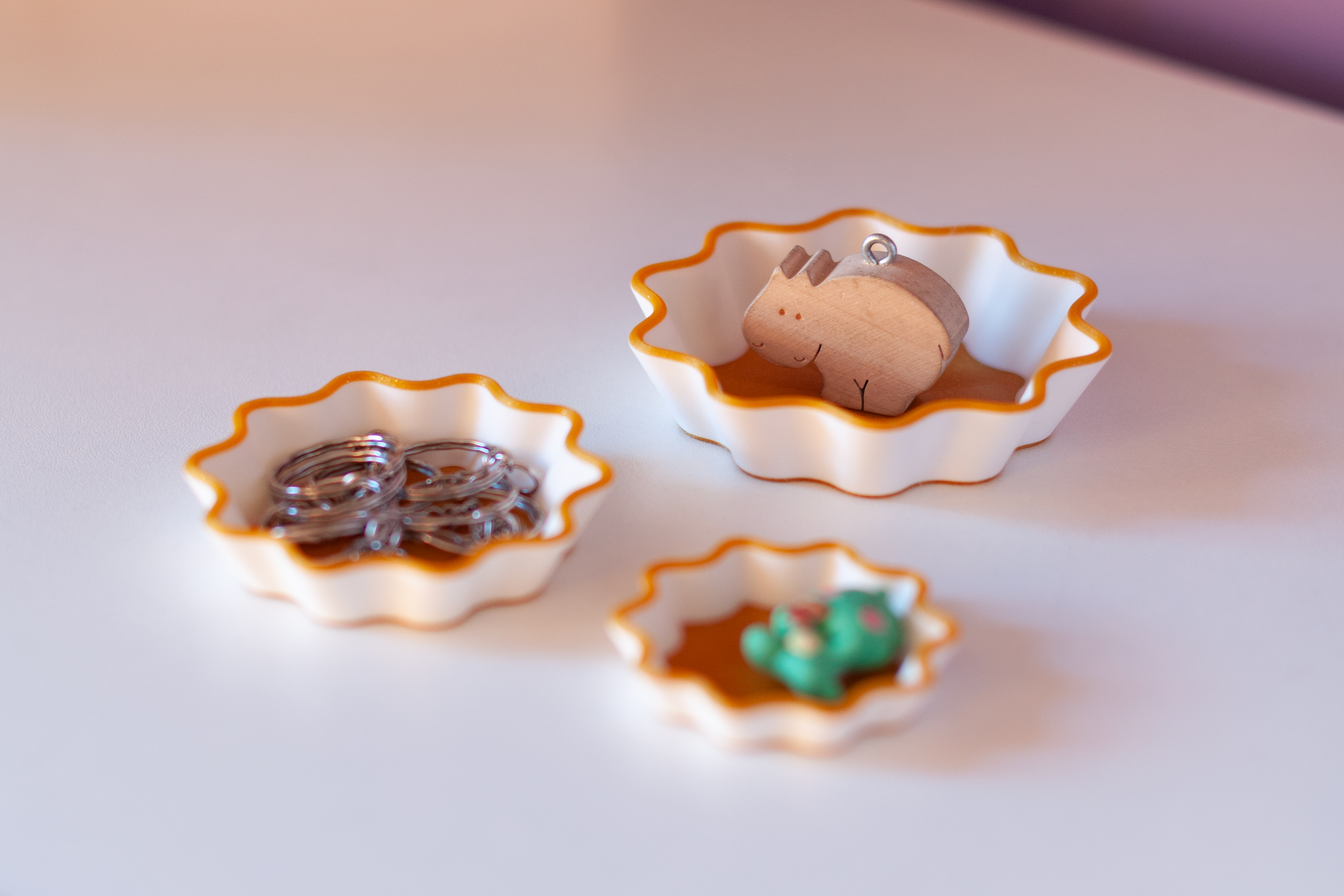 Flower/Star Shaped Tray Set