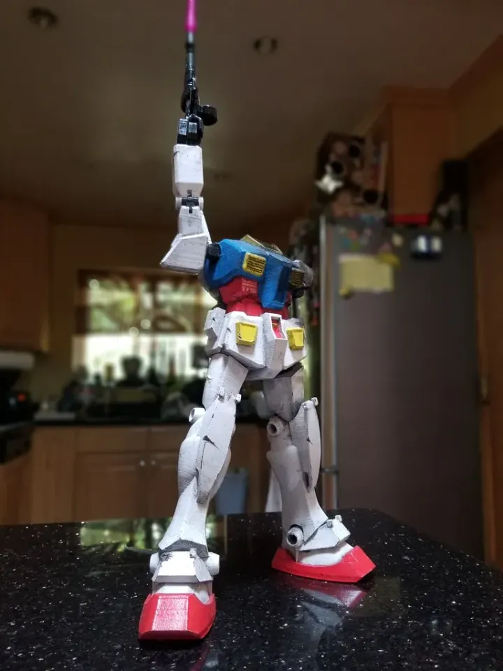 yonathins-shelf - RX-78-2 Gundam in iconic poses and different...