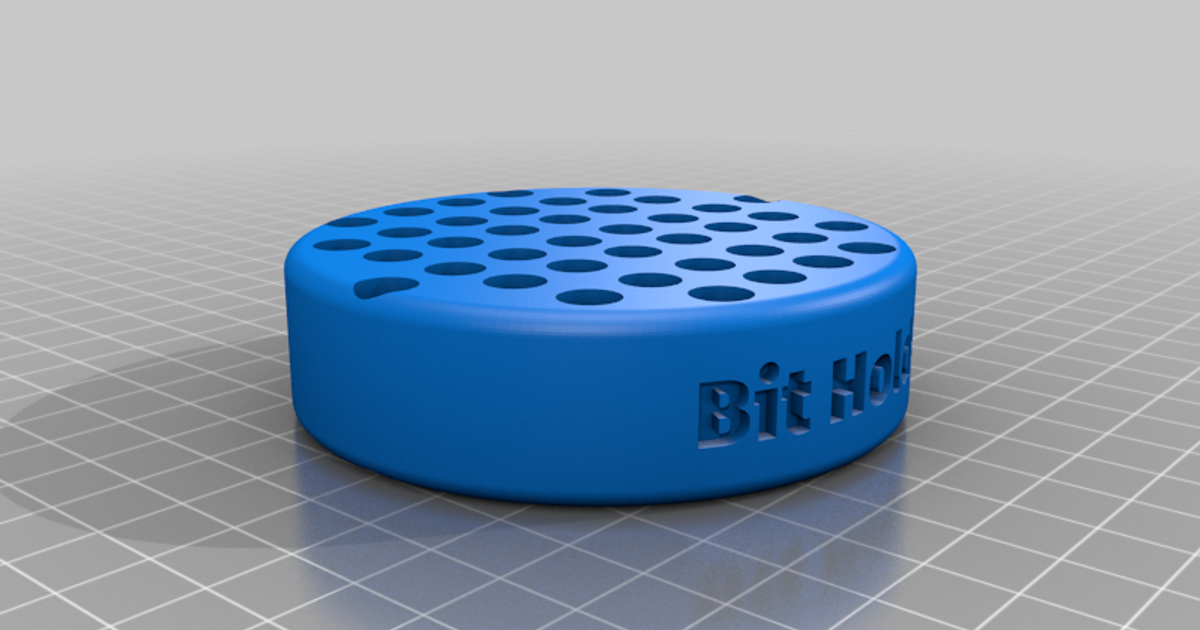 Stackable bit holder by moreconfusion Download free STL model