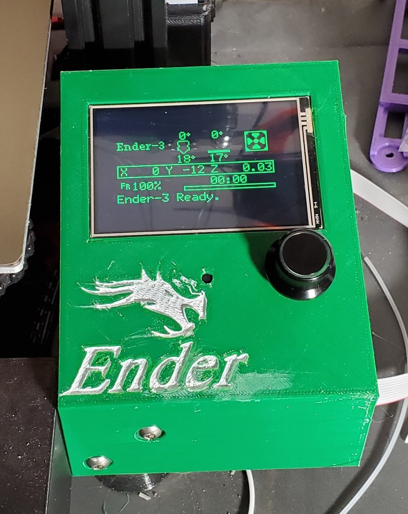 Ender 3 tft35 e3 mount by davideturner download free stl model