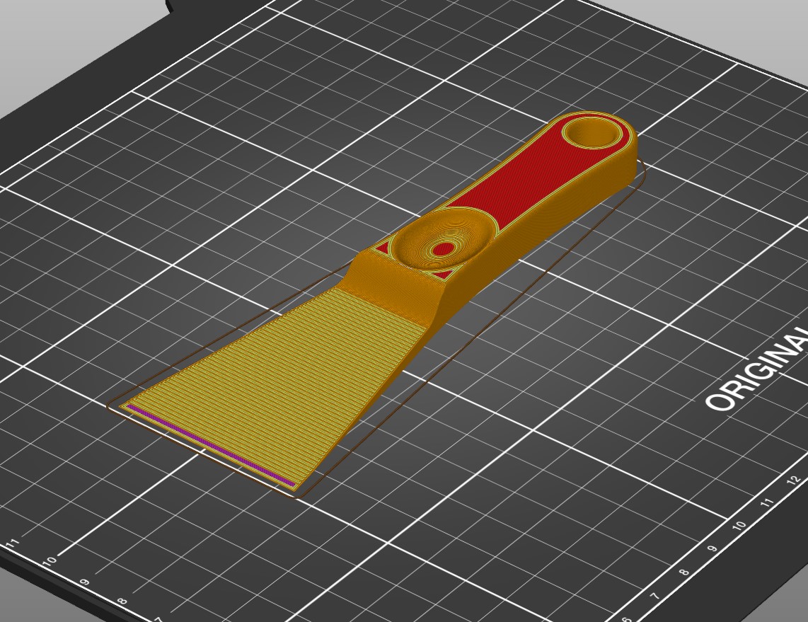 Miniatura 2 do modelo 3D Printbed Scraper