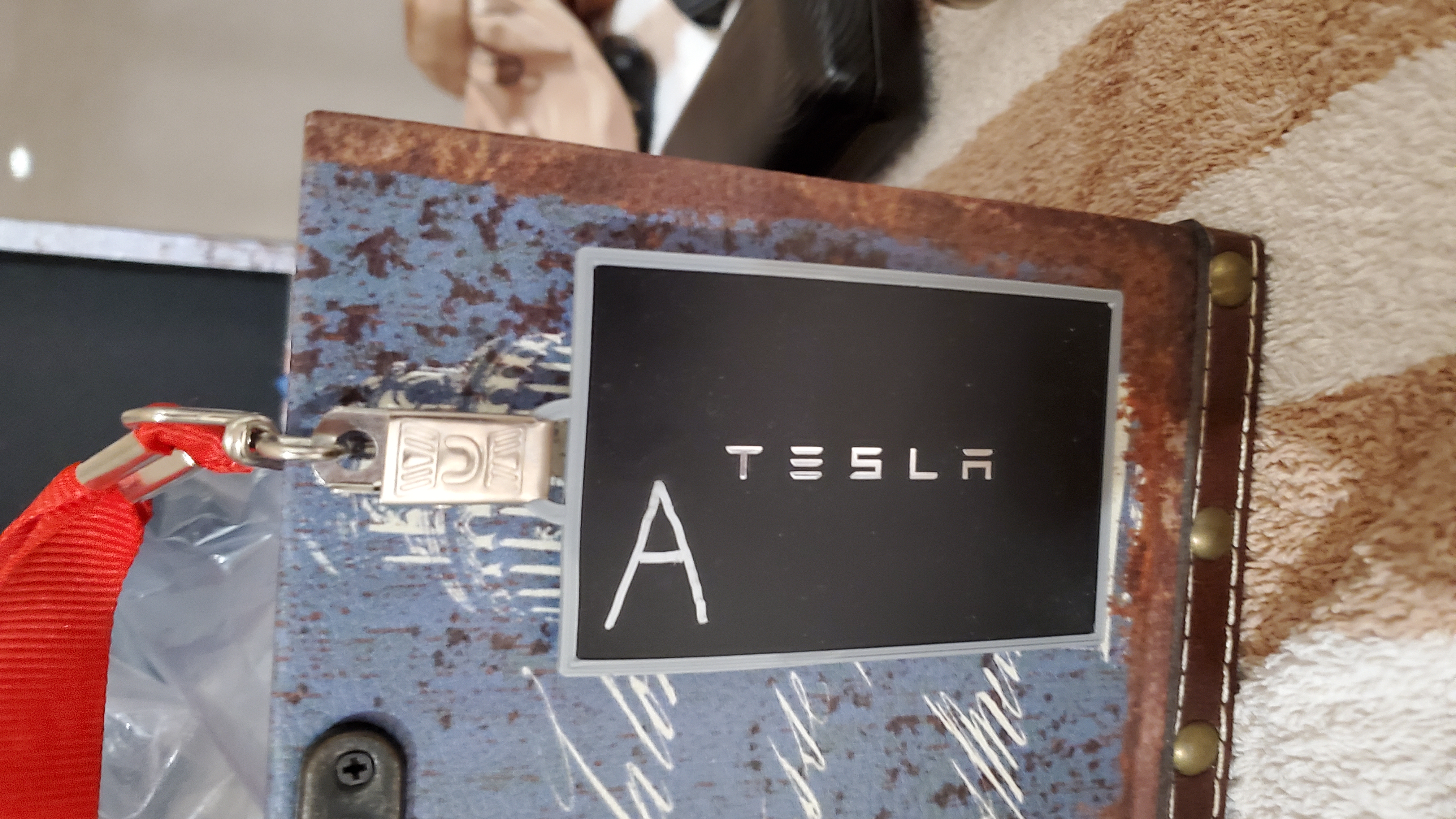 Tesla Key Card Holder-Hook/Lanyard Adapter