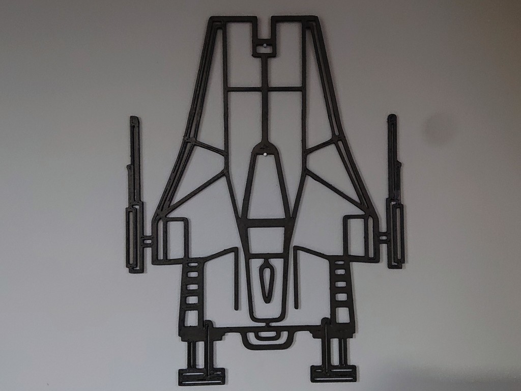 A-Wing 2D Wall Art