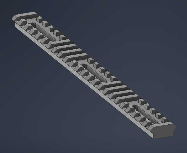 Picatinny Rail 244.8mm