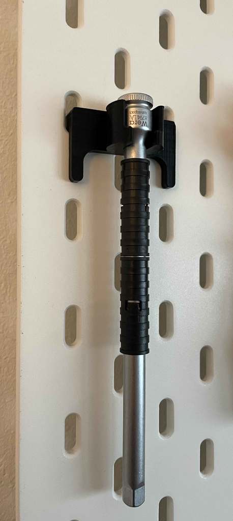 ikea skadis wera 1/4" zyklop extension holder