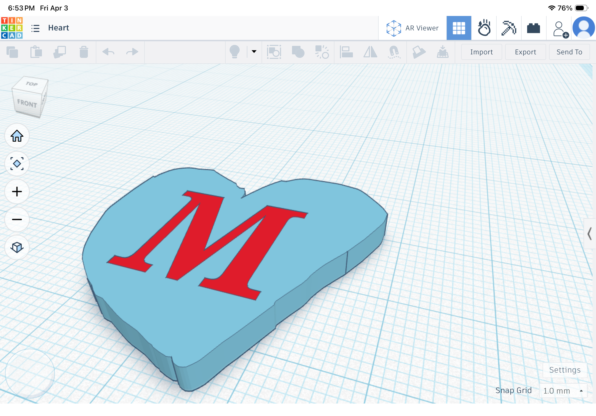 Heart m 3D model