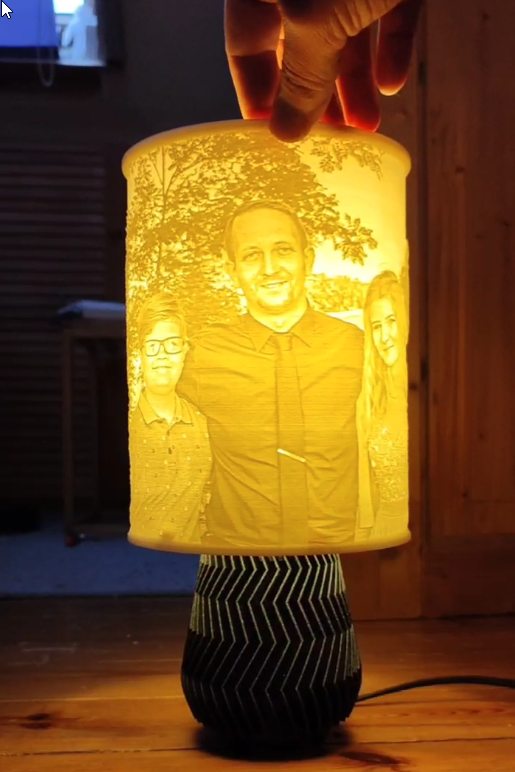 Lithophane Lampe