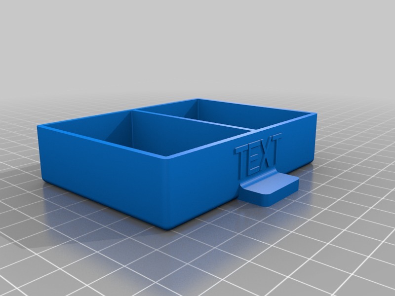 Miniatura 5 do modelo 3D Slotted Drawer Box