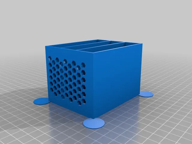Slightly Modified Drawer Box With Hex Pattern Sides