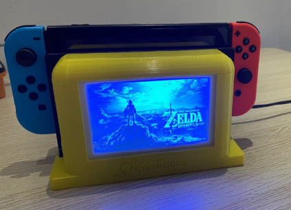 Lithophane Add-on for Nintendo Switch Dock