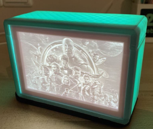 Lithophane Lightbox by Desktop Inventions | Download free STL model ...