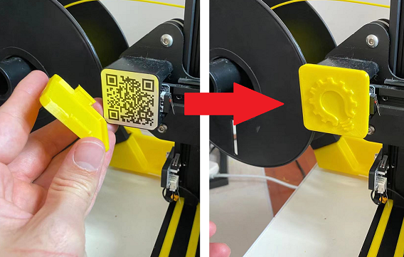 Ender 3 V2 QR Code Cover von Desktop Inventions | Kostenloses STL ...