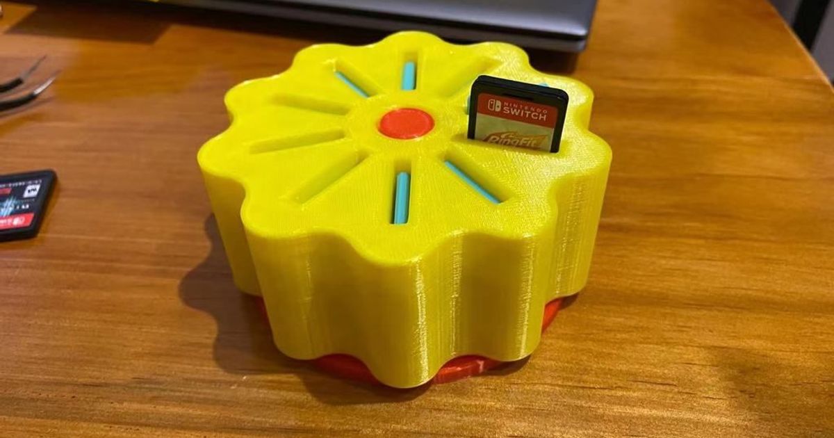 Rotating Nintendo Switch Game Holder by Desktop Inventions Download