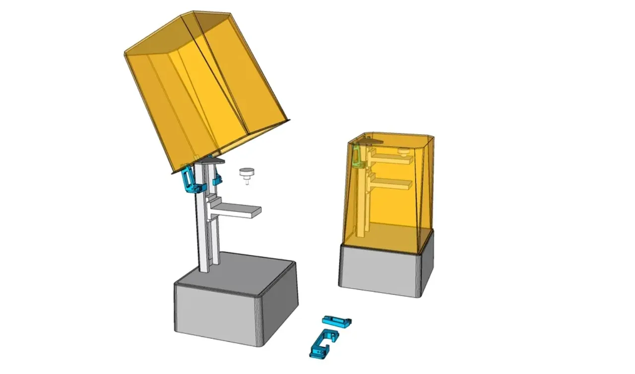 Anycubic Photon mono 'top cover support' (V2) by john3volts3 Anycubic Photon mono 'top cover support' (V2) by john3volts3