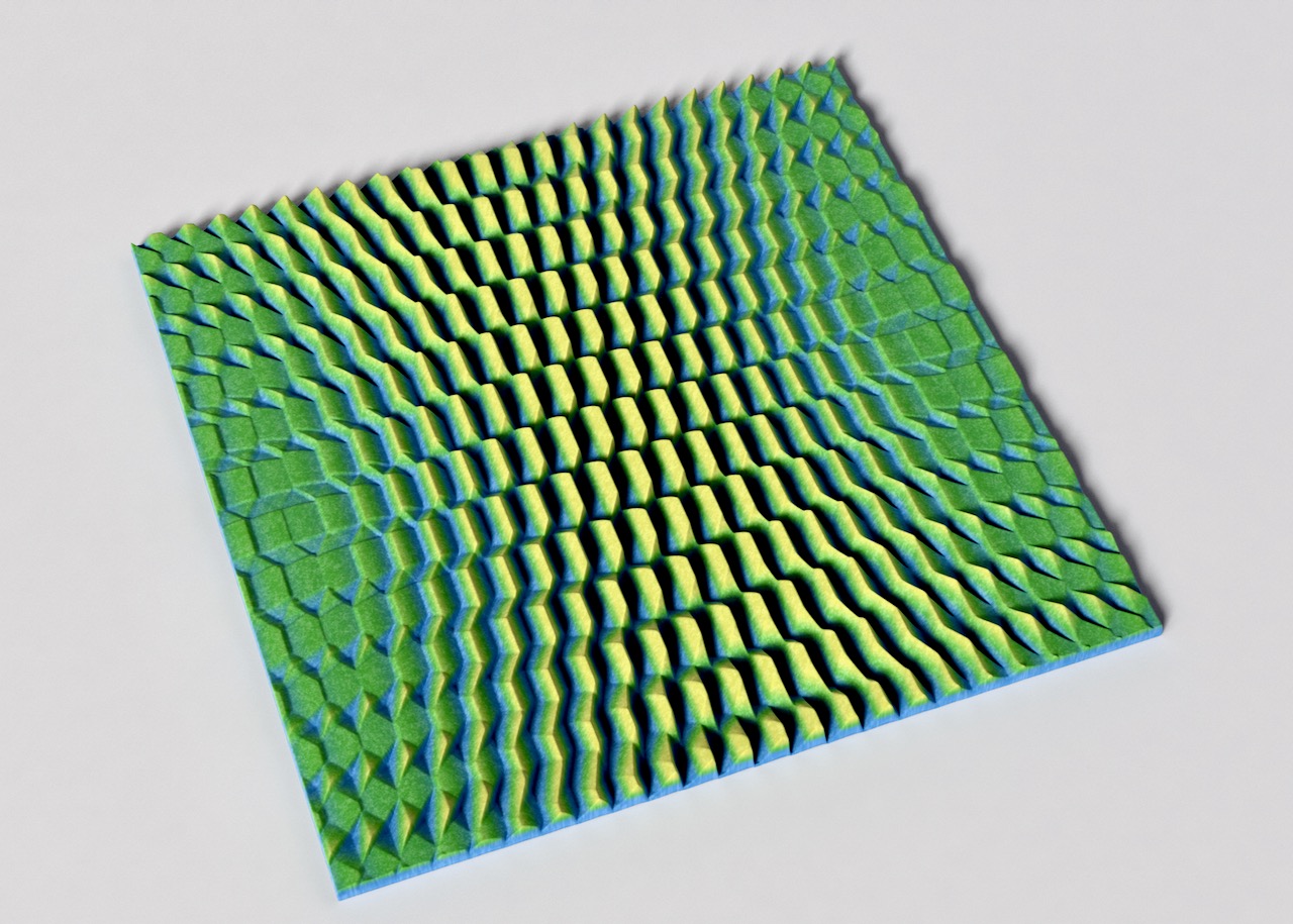 Distorted Hex Tile - Wall Decor