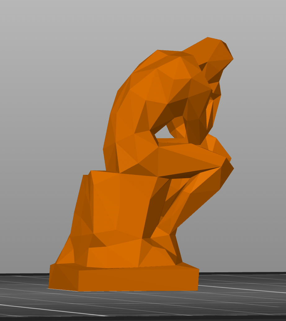 Thinker Game Piece