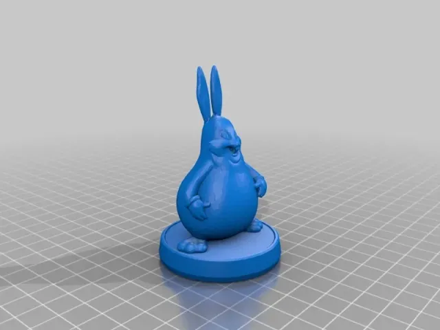 Big Chungus but with an appropriate number of polygons and support for teeth
