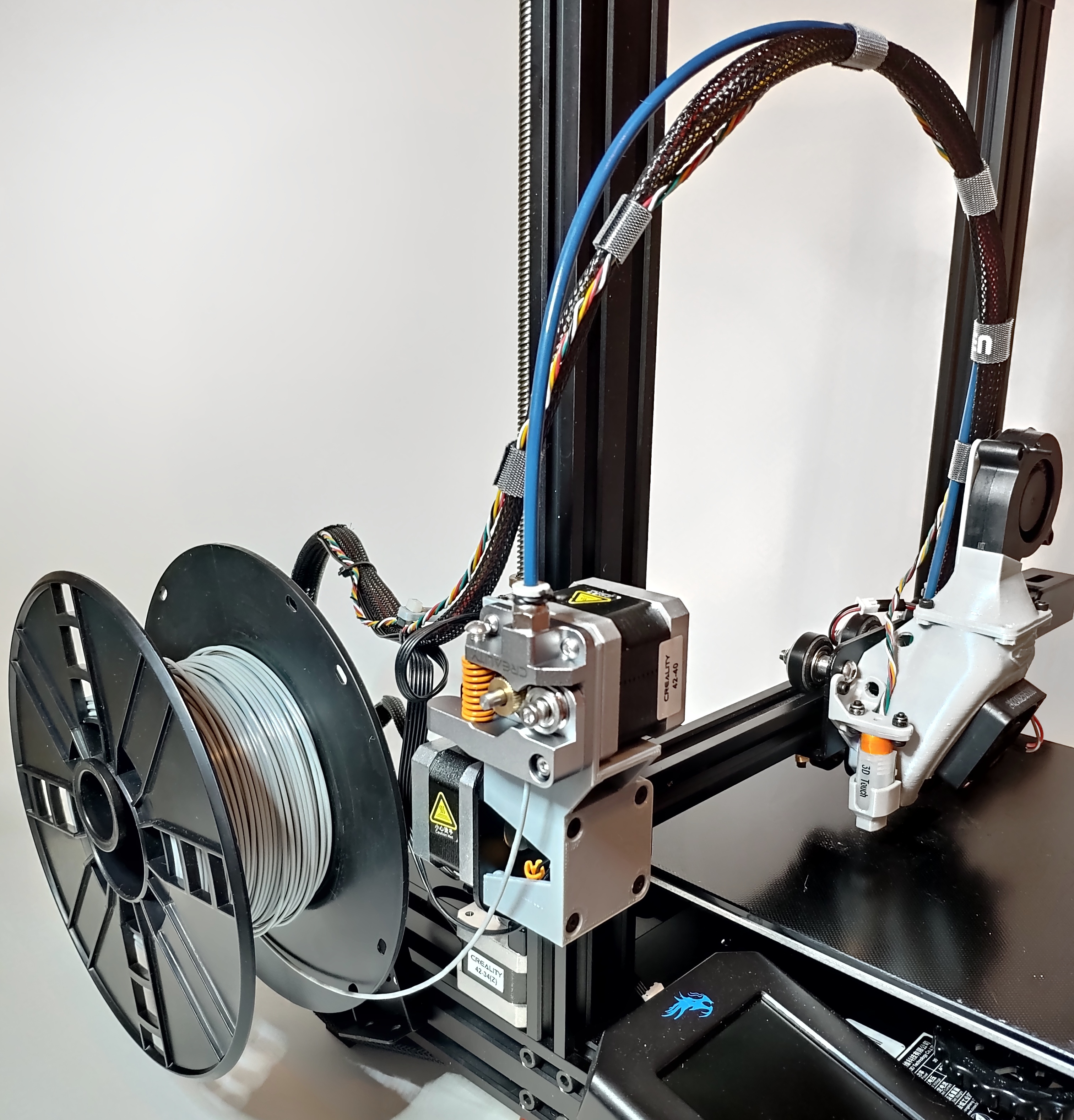 Extruder relocation mount for Creality printers