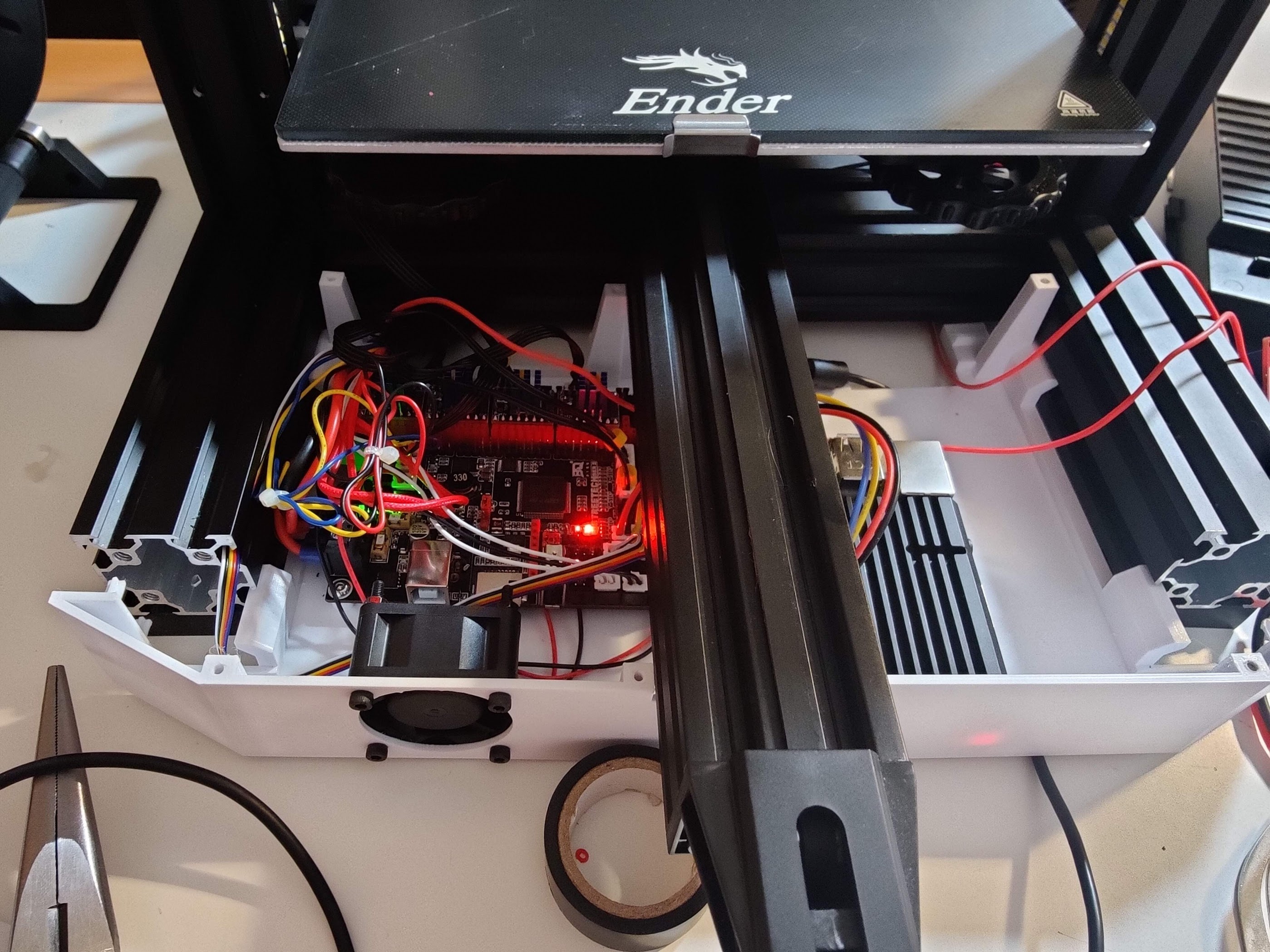 Ender3 V2 Front Electronics Housing by pedrolamas Download free STL