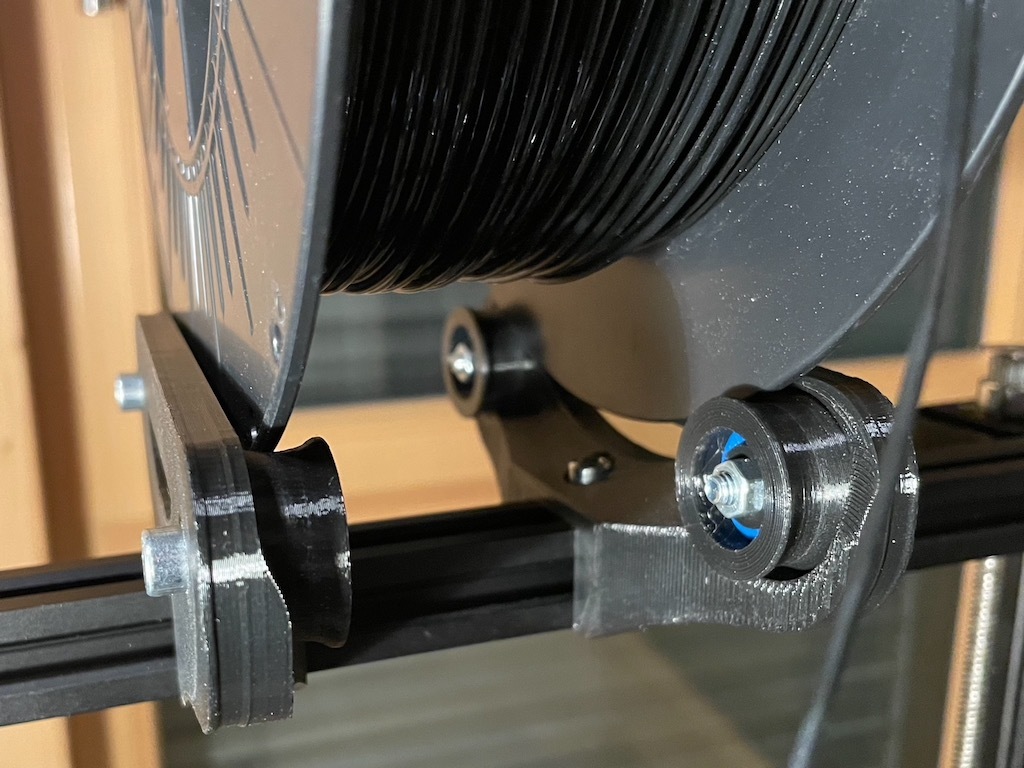 SSH2020 - Solid-Spool-Holder for 2020 profiles (lying version)
